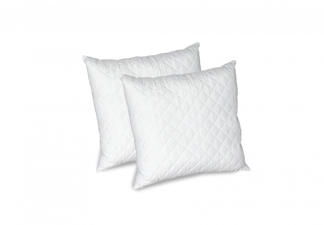 Set 2 perne Alcam, microfibra matlasata, 70x70 cm - imagine 3